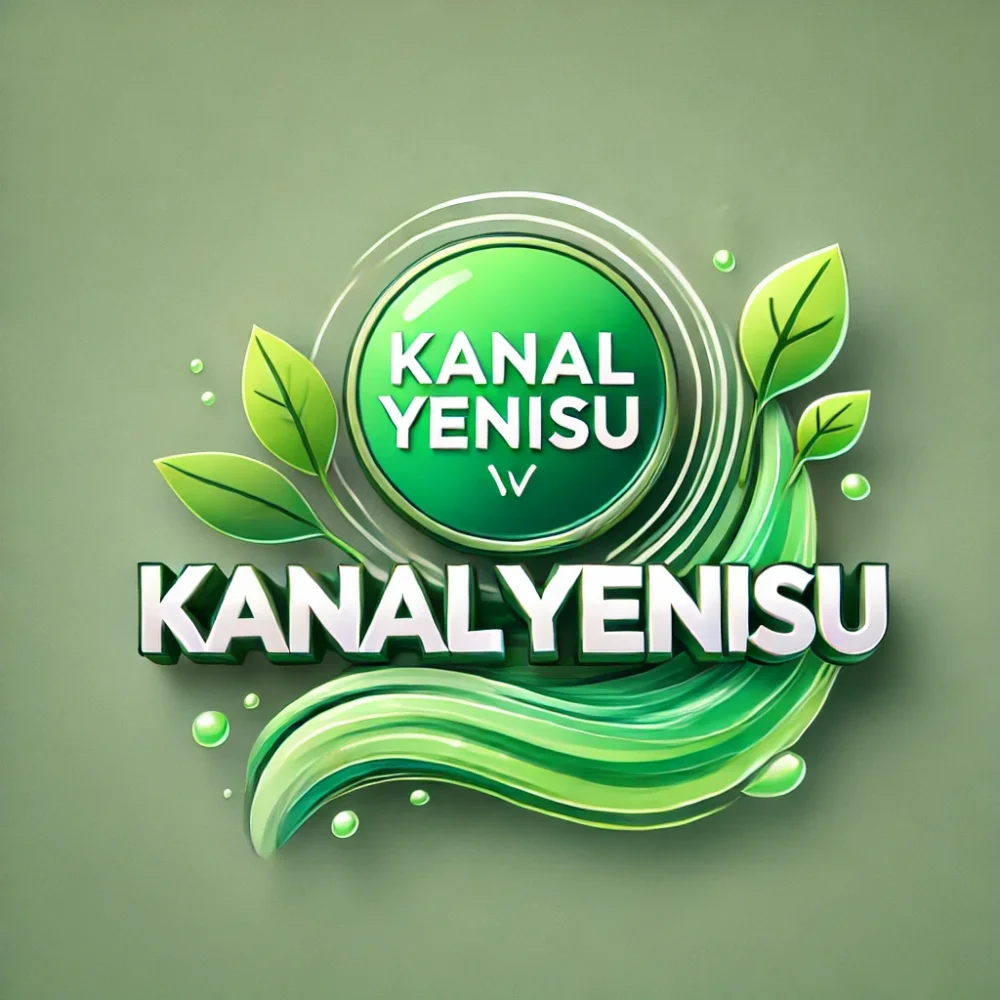 DALL·E 2025-02-02 22.20.41 - A modern and sleek TV channel logo for 'Kanal Yenisu' with a gre...webp